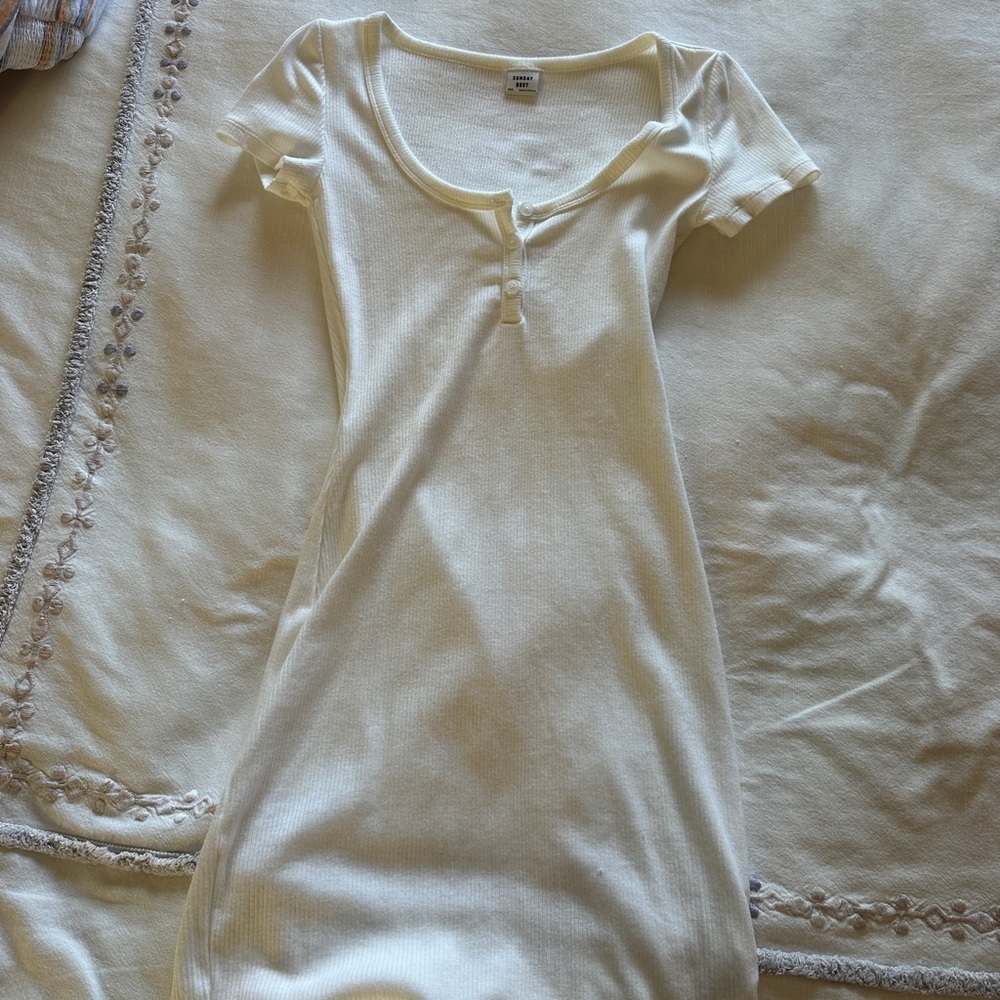 Sunday best Aritzia white dress